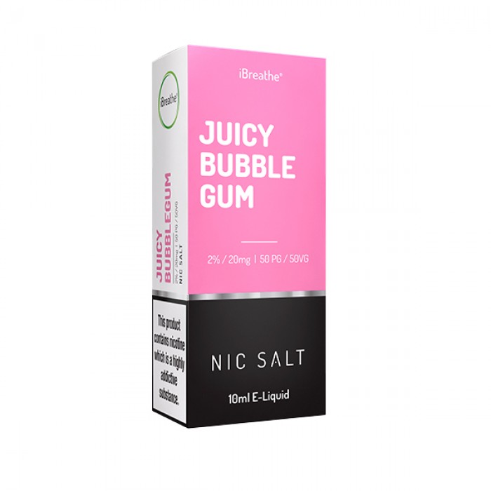 Juicy Bubblegum Flavour ELiquid iBreathe Bubble Gum Vape Juice